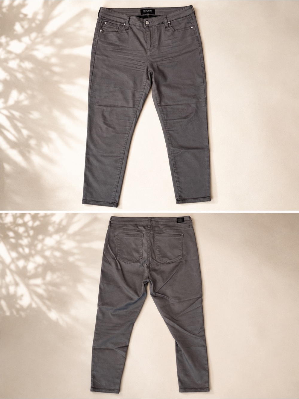 Truth + Theory Petite Gray Trousers